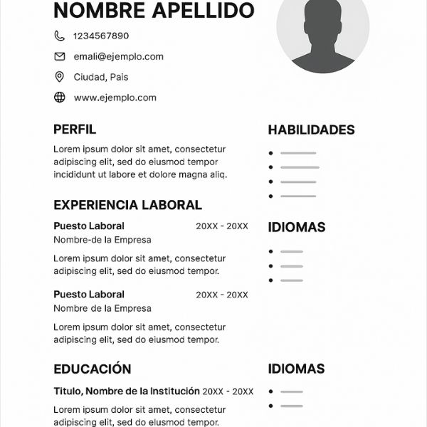 Estructura Currículum basico