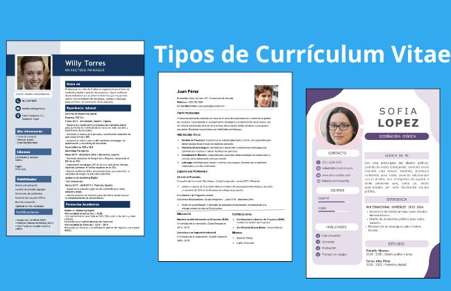 Tipos de Currículum Vitae