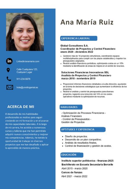cv formal basico