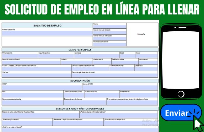Solicitud de Empleo en linea