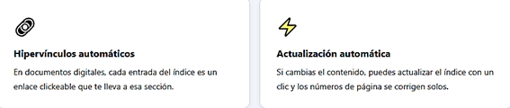 como hacer un indice en word